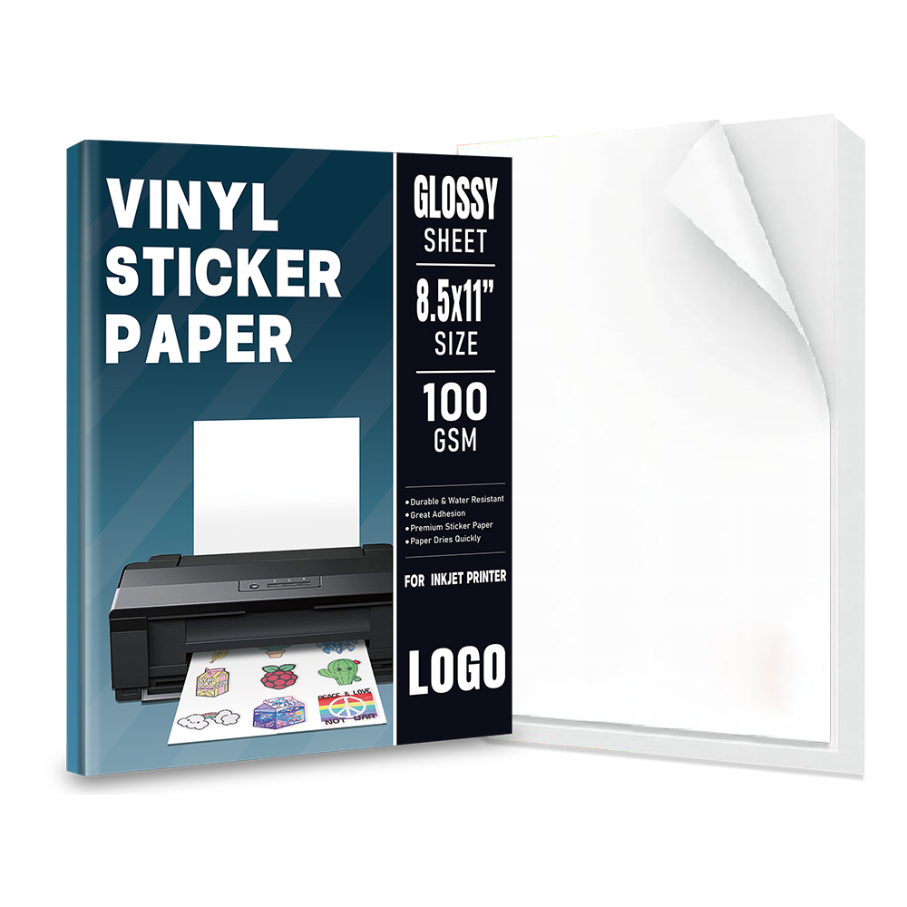 glossy vinyl sticker paper