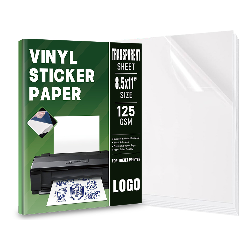 Frosted Transparent Inkjet Sticker Paper