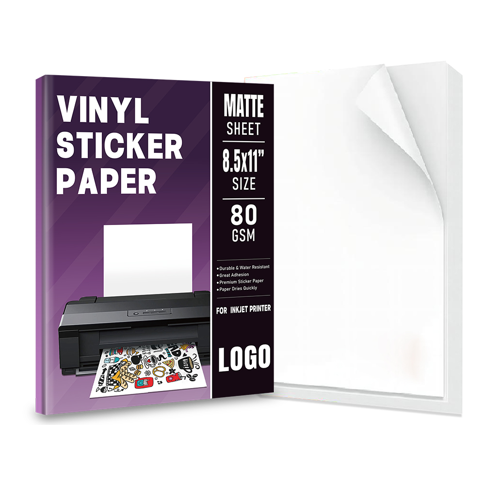 matte vinyl sticker paper​