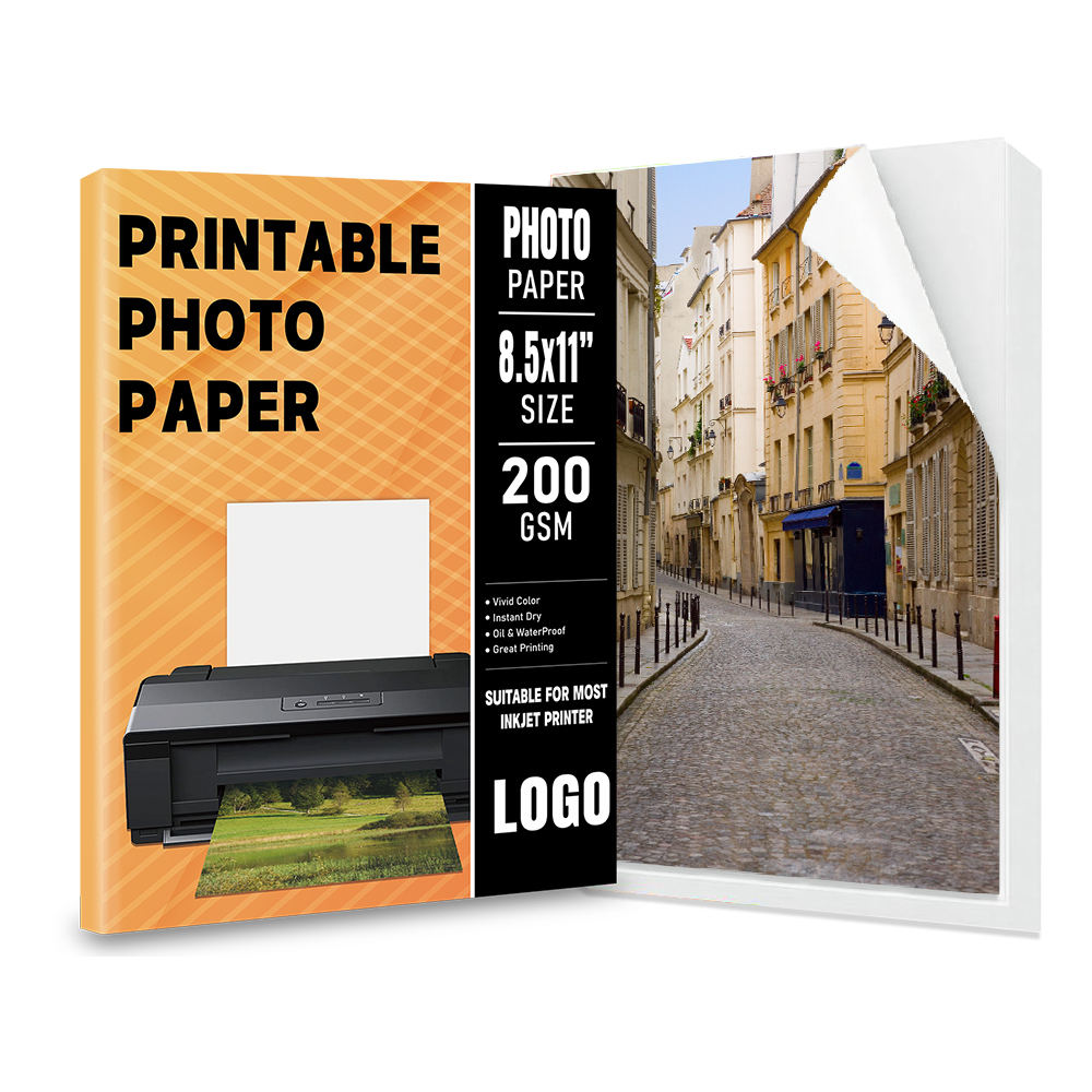 inkjet printable clear photo sticker paper​